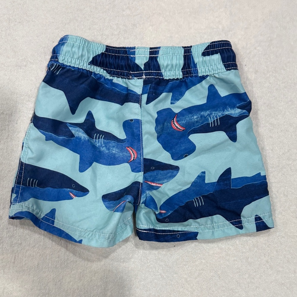 Carter's Blue Shark Surf Rashguard Set 18m - Picture 4 of 5